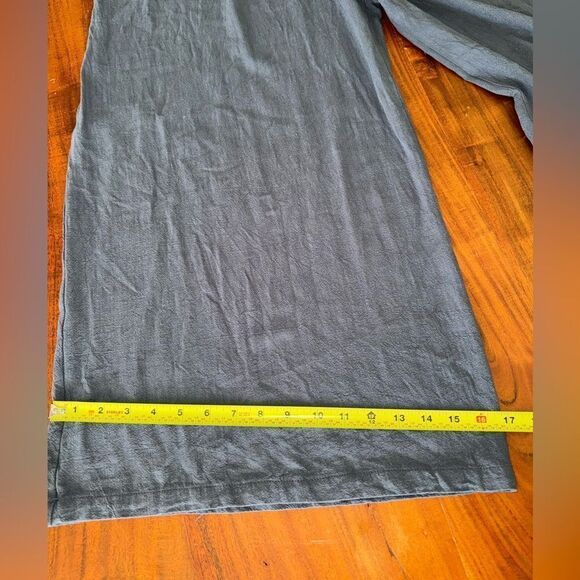 ANRABESS JUMPSUIT LOOSE SLEEVELESS ADJUSTABLE STRAPS BIB WIDE LEG W/POCKETS sz M - Picture 10 of 16